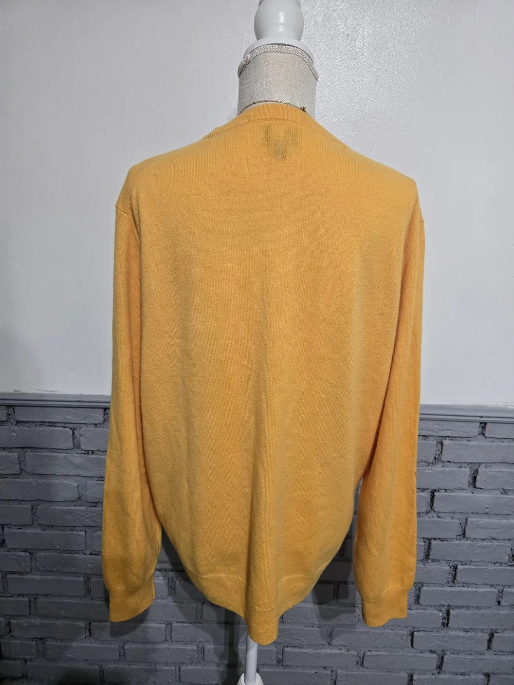 J. Crew Men's Crewneck Sweater in Mustard Yellow